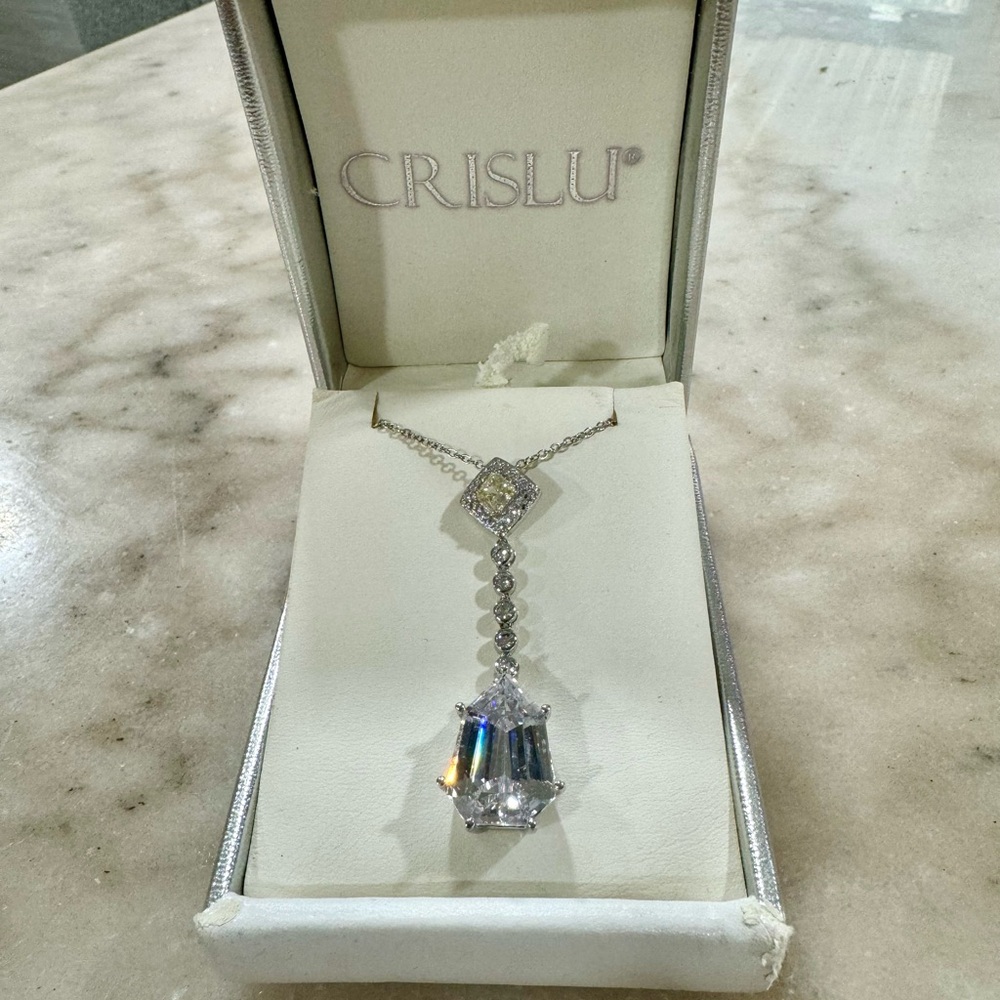 Crislu 18” necklace 19.2 cttw